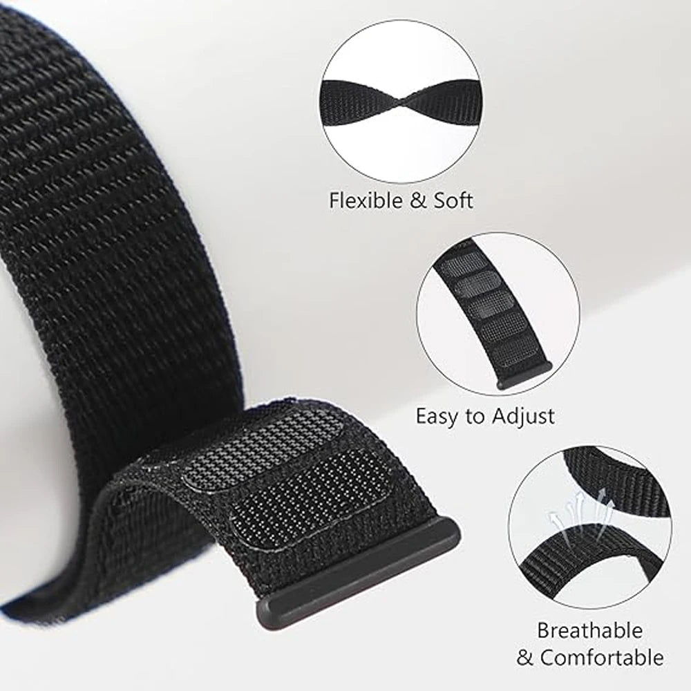 Band For Samsung Galaxy Watch 7/FE/4/5 Pro/6 classic/active 2 44mm 40mm Nylon correa Bracelet Huawei GT 2e 3 4 20mm 22mm Straps