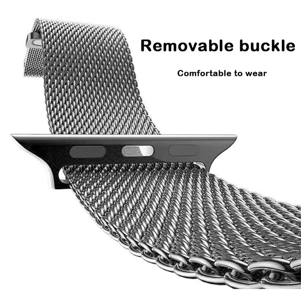 Milanese band For Apple Watch Ultra 2 49mm 46mm 42mm 44mm 40mm 45mm 41mm 38mm band For Apple Watch Series 10 9 3 6 5 SE 7 8 band