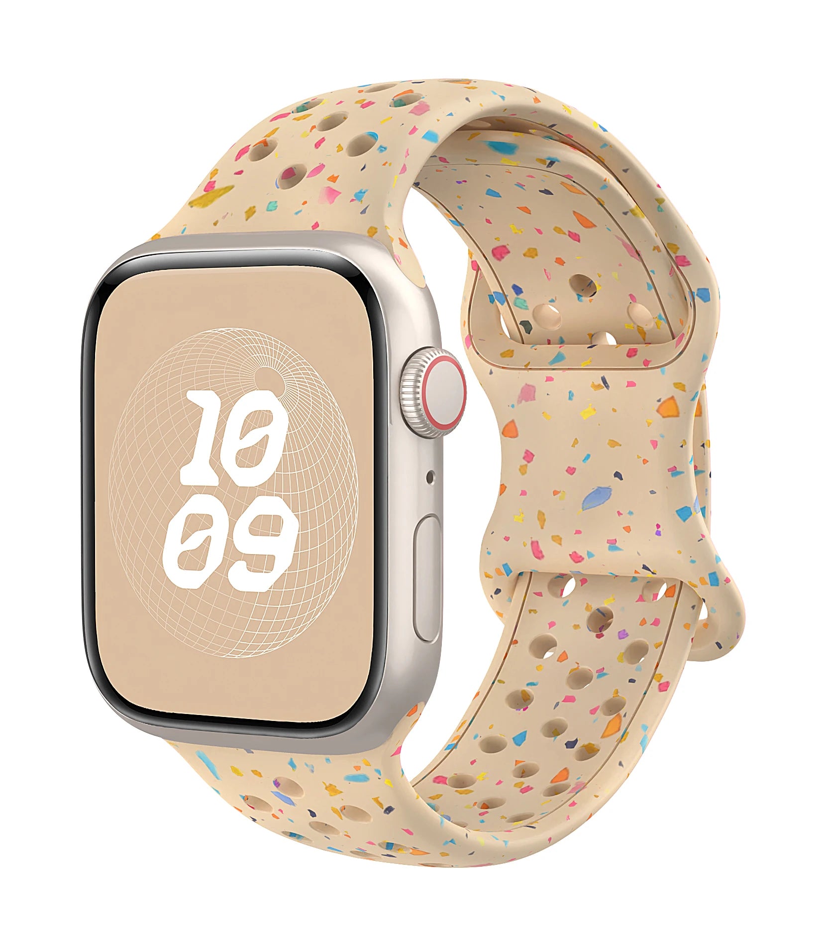 Silicone band for Apple Watch band 40mm 41mm 45mm 44mm 46mm 49mm 42mm Breathable band Apple Watch Series 11 10 9 8 SE 3 Ultra 2