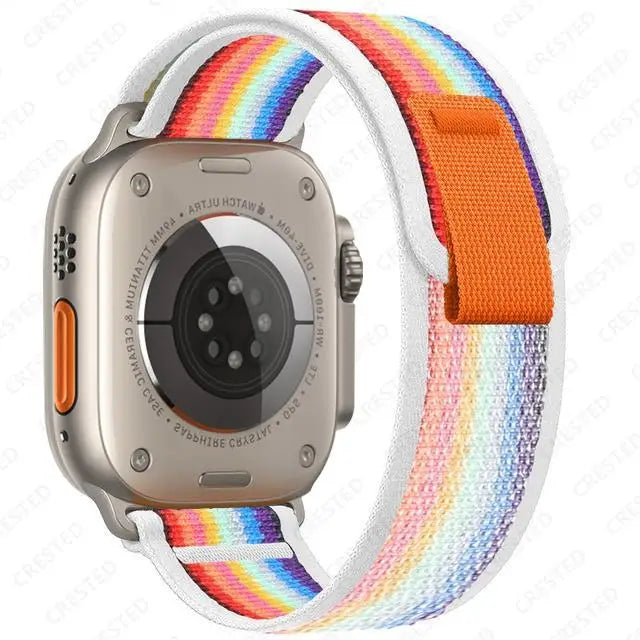 trail loop band For Apple Watch Ultra 2 49mm 44mm 40mm 41mm 42mm 38mm correa band Apple Watch Series 7 6 5 3 SE 8 9 45mm band