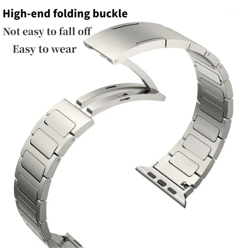 Titanium band For Apple Watch Ultra 3 49mm 11 10 9 8 7 46mm 42mm 45mm 41mm Lightweight band Apple Watch 6 5 4 SE3 44mm 40mm