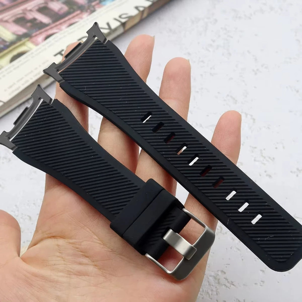 Silicone band for Galaxy watch 8/8 classic/ultra 2025 40mm 44mm 46mm Accessories sport belt brecelet correa Galaxy watch 8 strap
