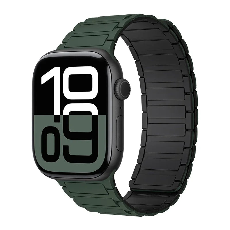 Magnetic Silicone band for Apple Watch Ultra 3 2 49mm 46mm 42mm 45mm 44mm 40mm 41mm band Apple Watch Series 11 10 9 8 7 6 SE band