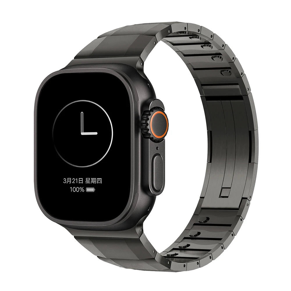 Quick Fit metal watch band for Apple Watch Ultra 2 1 49mm 10 46mm Stainless Steel band for Series 9 8 7 6 5 4 45mm 44mm band