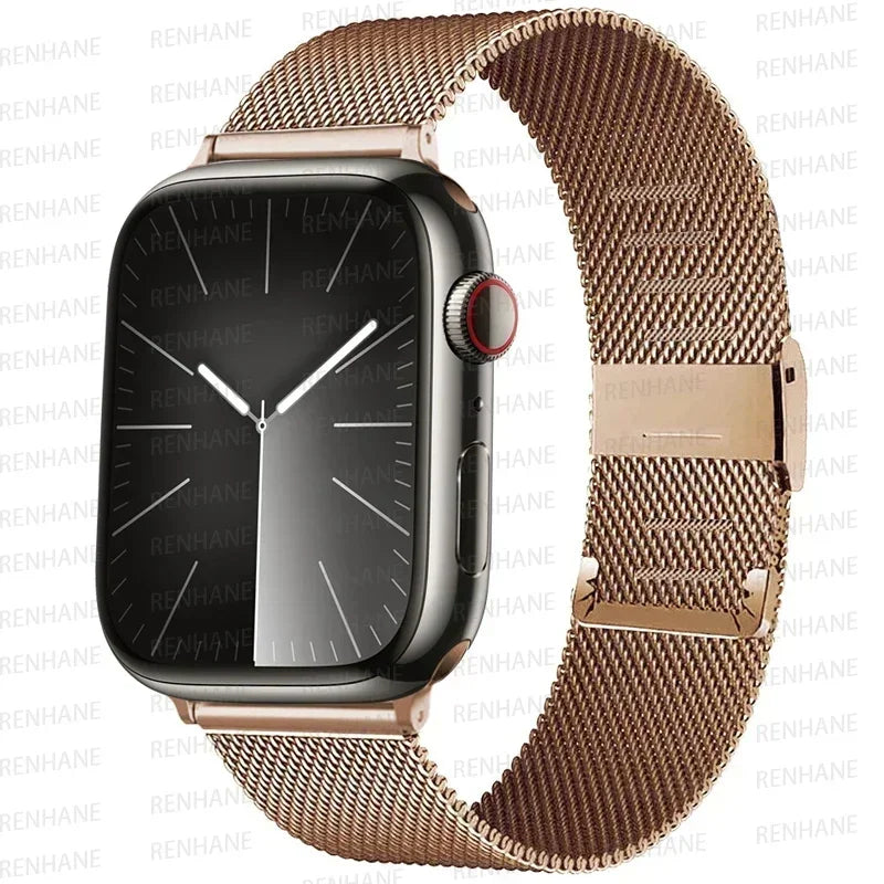 Milan band for Apple Watch band Ultra 2 49mm 40mm 44mm 42mm 40mm 46mm 41mm 45mm Buckle band Apple Watch Series 10 9 8 7 SE 6 5 4
