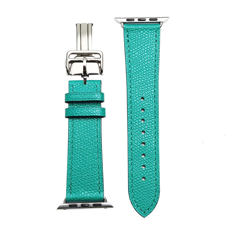 Genuine Leather band For Apple Watch Series 11 10 9 8 SE 3 band 46mm 44mm 41mm 45mm 42mm 38mm band Apple Watch Ultra 3 2 1 49mm