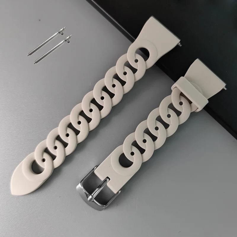 20mm 22mm Strap For Samsung Galaxy Watch 7 6 5 4/Amazfit Bip 6/Active 2/Balance 2/Huawei watch 5/GT 5/Redmi 5 Active/Lite band