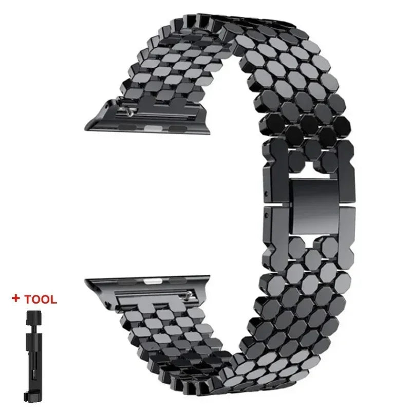 Alloy band for Apple Watch Ultra 3 2 49mm Series 11 10 46mm 42mm 45mm 40mm 41mm 44mm metal band for Apple Watch Series 9 8 7 6 SE 5 band