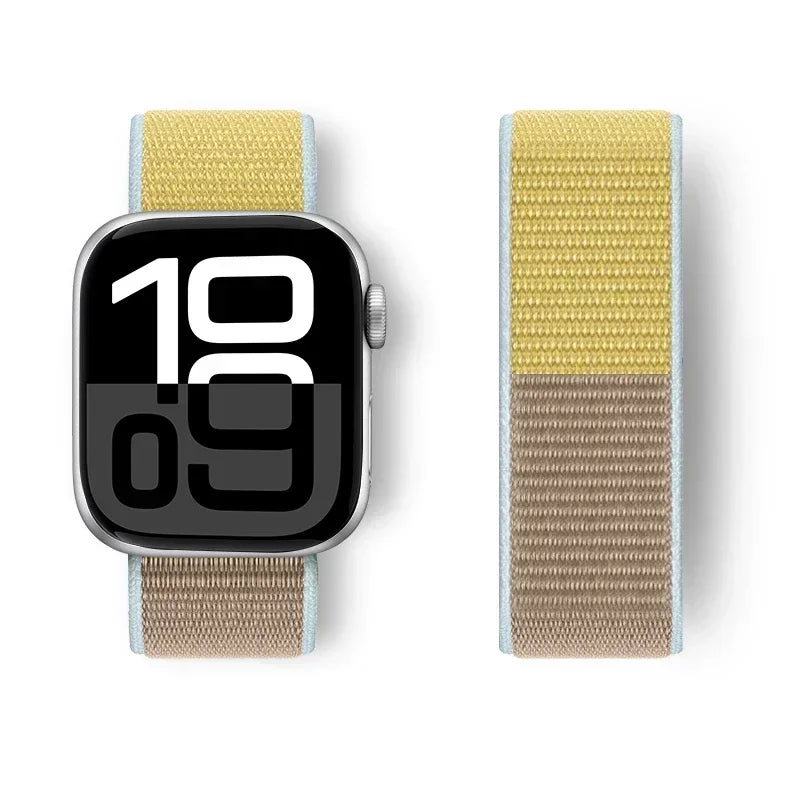 Nylon Loop For Apple Watch band 44mm 40mm 45mm 41mm 42mm 38mm 45mm sport band Apple Watch Series 9 8 7 SE 6 5 3 Ultra 2 49mm band