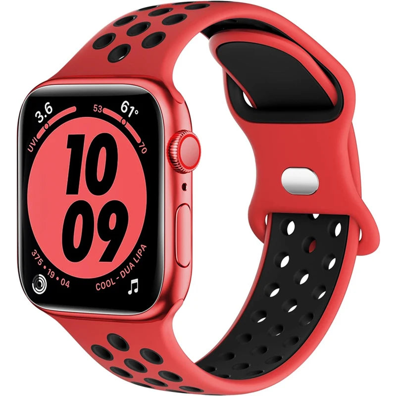 band For Apple Watch band 46mm 44mm 45mm 49mm 40mm 41mm 38mm 42mm correa Breathable band Apple Watch Series Ultra 11 10 9 8 SE 7 6