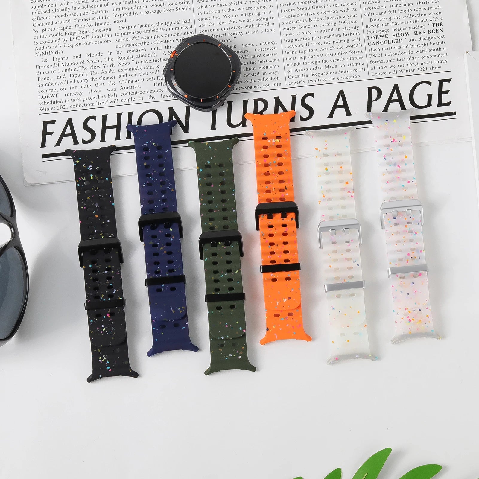 Luminous Strap for Samsung Galaxy Watch 7 Ultra 47mm Smart Watchband Silicone Bracelet for Galaxy Watch 7 Ultra Men Women Correa