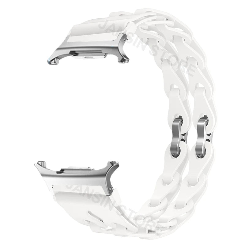 Silicone Band for Samsung Galaxy Watch 8 40mm 44mm Sports Strap Correa Wristband Breathable Bracelet For Galaxy 8 Classic 46mm