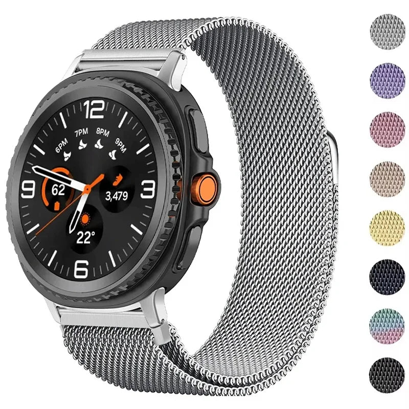 Milanese Loop For Samsung Galaxy Watch 8 Classic 44mm-40mm Band Wristband Stainless Steel Magnetic Bracelet Galaxy 8 46mm Strap