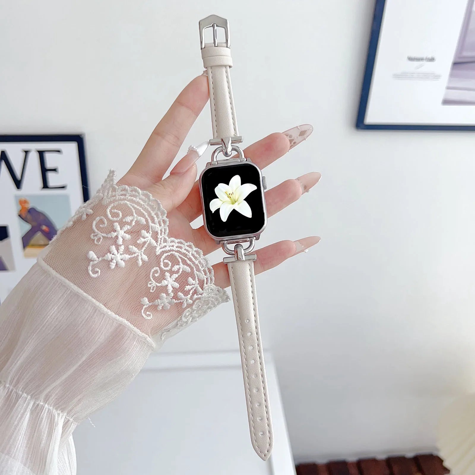 leather loop band For Apple Watch band correa Series Ultra 11 10 9 8 7 6 5 4 3 2 1 SE 38mm 40mm 41mm 42mm 44mm 45mm 46mm 49mm