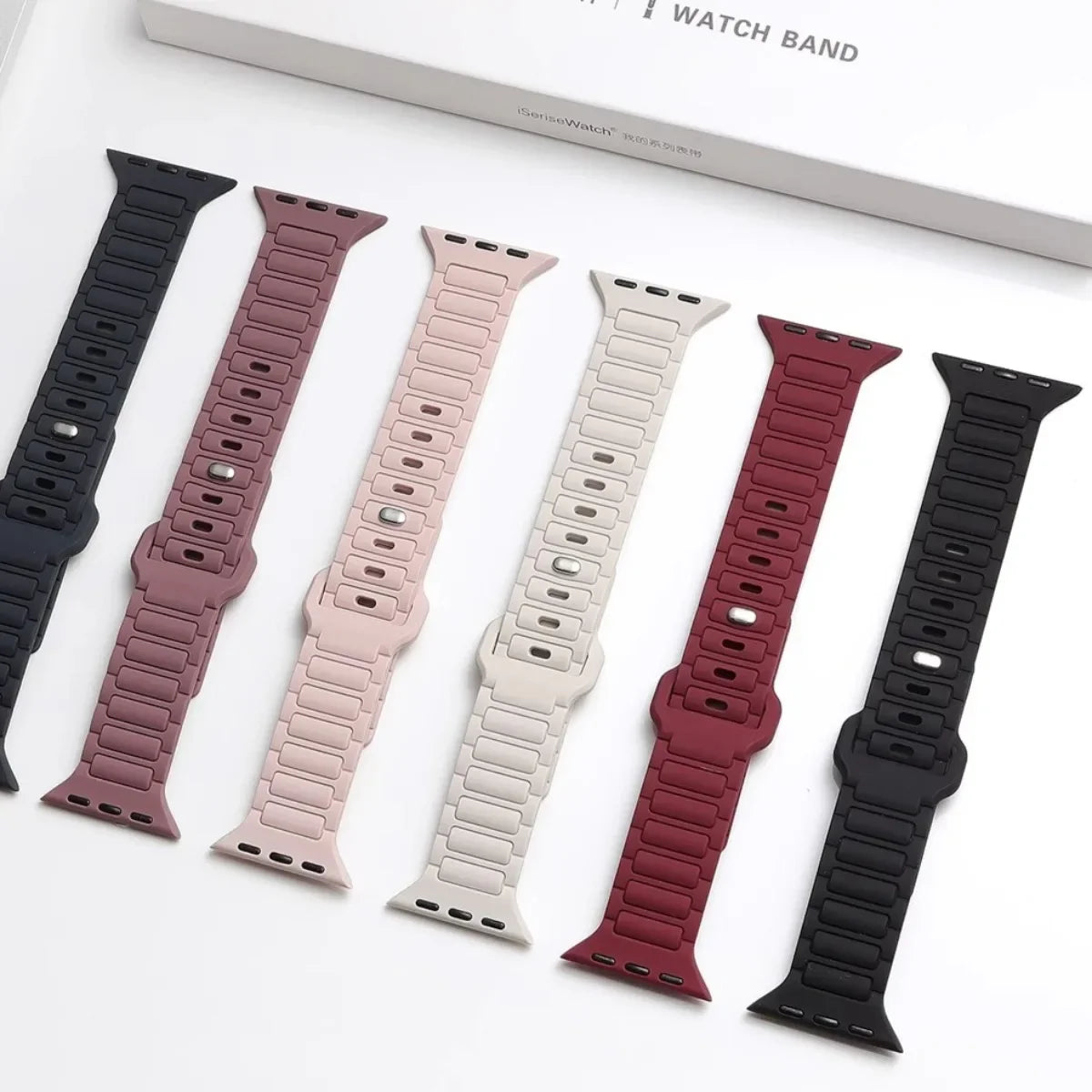 band For Apple Watch band 44mm 45mm Ultra 1 2 49mm 40mm 41mm 42mm 45mm 44mm Silicone band Apple Watch Series 10 9 8 SE 7 6 5 Band