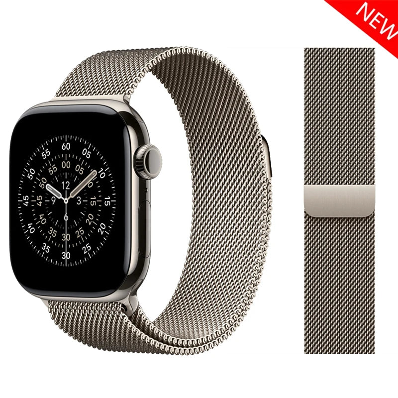 Milanese Loop band For Apple Watch band 11 42mm 46mm 44mm 40mm 41mm 45mm 49mm bands Apple Watch Series 10 9 8 7 6 Se3 Ultra 3 2
