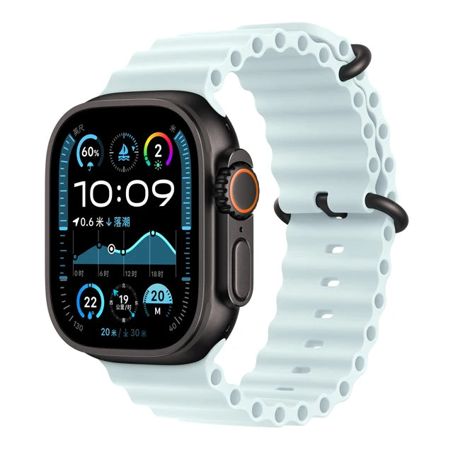 Ocean band for Apple Watch band Ultra 3 2 49mm 44mm 40mm 45mm 41mm 42mm 46mm Sport band Apple Watch Series 11 9 8 7 6 5 SE 3 10