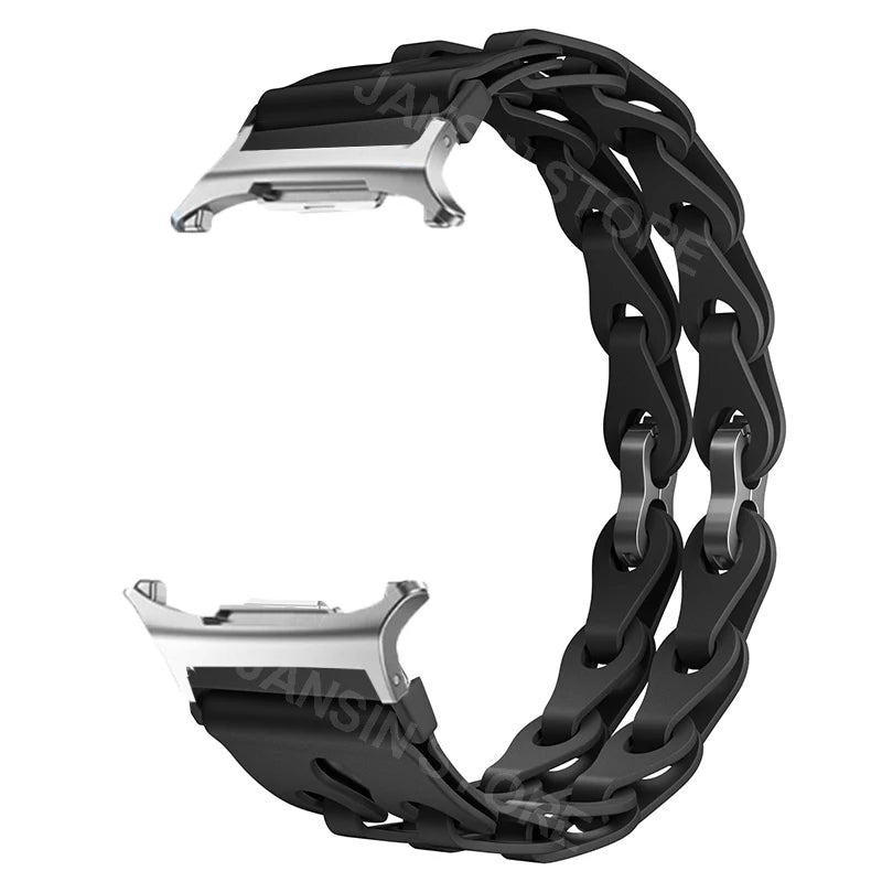 Silicone Band for Samsung Galaxy Watch 8 40mm 44mm Sports Strap Correa Wristband Breathable Bracelet For Galaxy 8 Classic 46mm