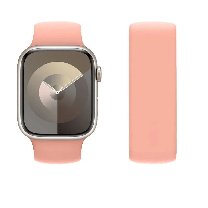 Solo band for Apple Watch band 44mm 45mm 41mm 40mm 42mm Ultra 2 49mm Silicone band correa Apple Watch Series 9 6 5 3 4 SE 7 8