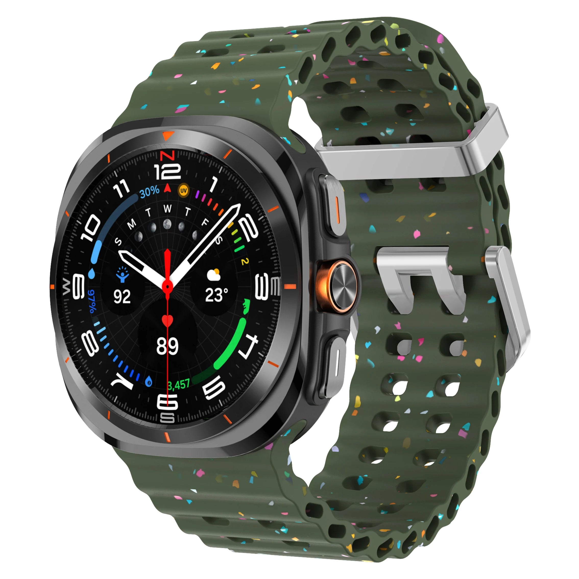 Silicone Breathable Strap For Samsung Galaxy Watch Ultra 47mm Marine Wristband Bracelet Galaxy Watch Ultra(2025) 47mm Watchband