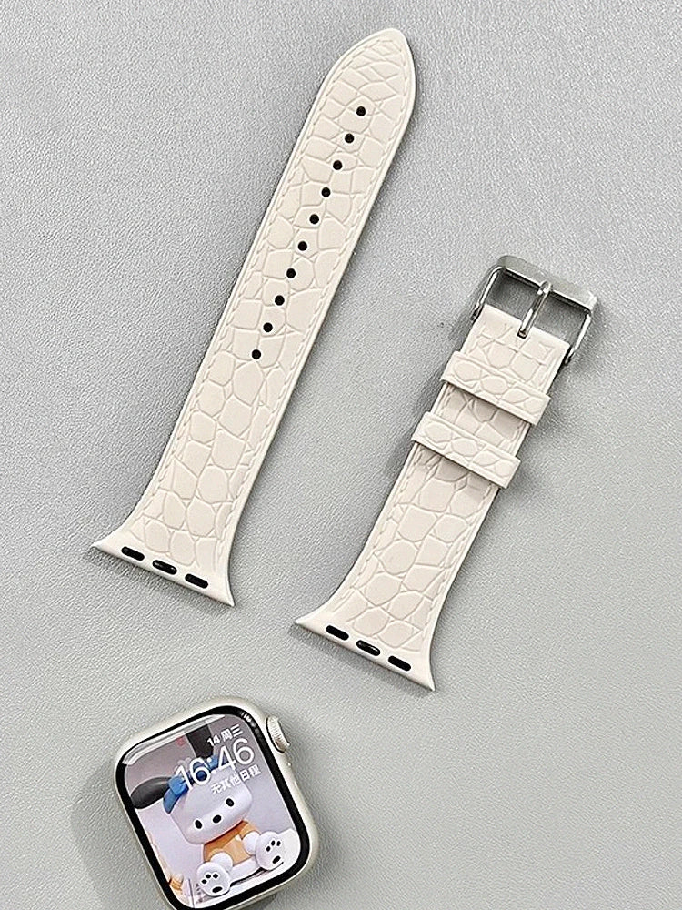 Silicone band for Apple Watch band 46mm 40mm 44mm 41mm 45mm 42mm band Correa Apple Watch Series 10 SE 9 8 7 6 5 3 Ultra 2 49mm