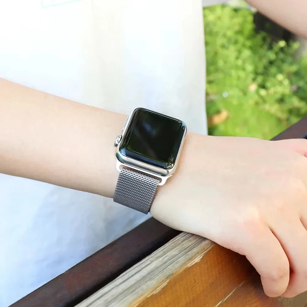 Milanese loop For Apple Watch 10 band 46mm 45mm 44mm 40mm 41mm 42mm band Apple Watch Series 11 8 7 6 5 4 SE 9 Ultra 2 3 49mm