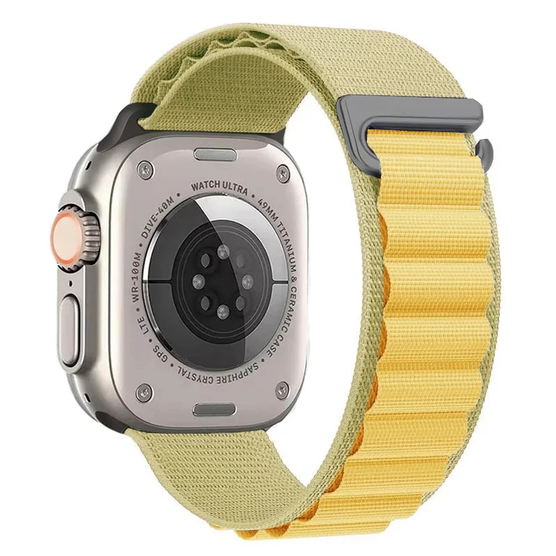 Upgrade Alpine band For Apple Watch Ultra 3 2 49mm 11 10 9 8 7 46mm 42mm 45mm 41mm Nylon band Apple Watch 6 5 SE3 44mm 40mm Band