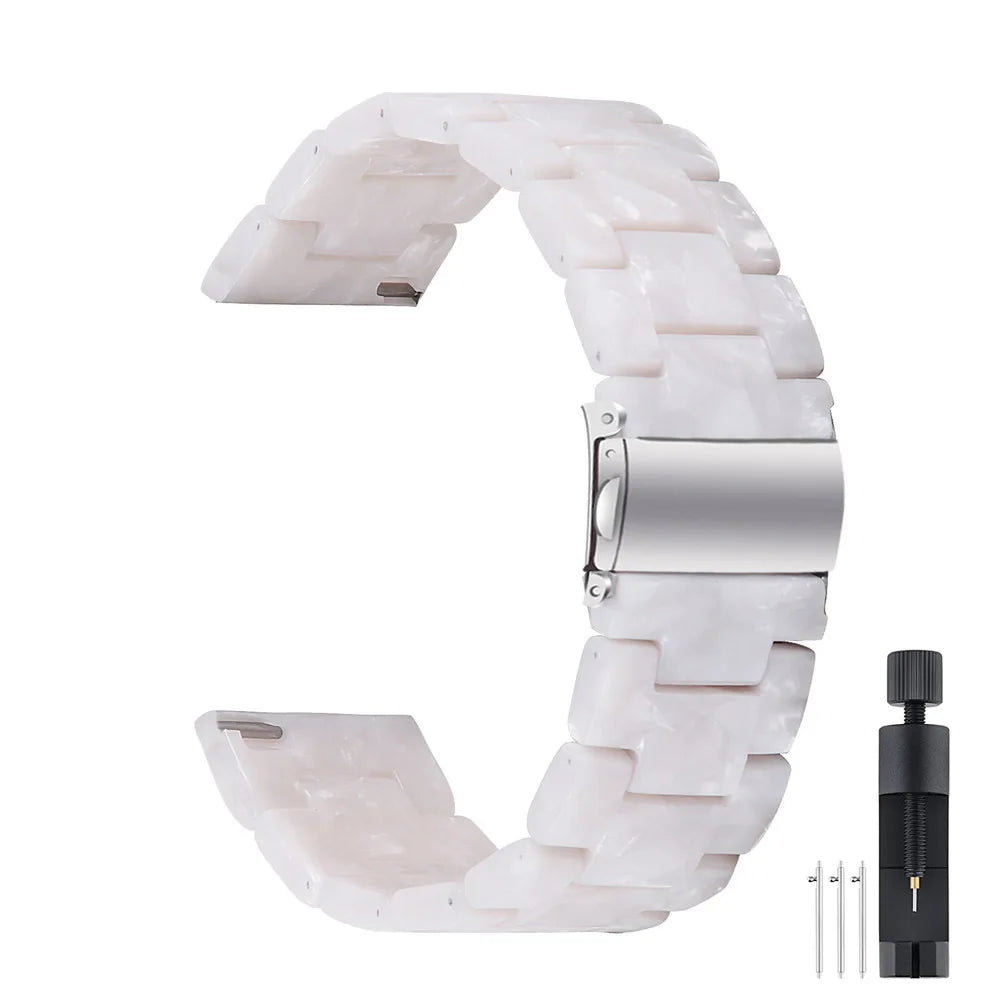 20mm Resin Band Loop For Samsung Galaxy Active 2 40 44mm Bracelet Strap Correa For Watch 3 41mm 4 5 6 7 Classic 42mm 46mm