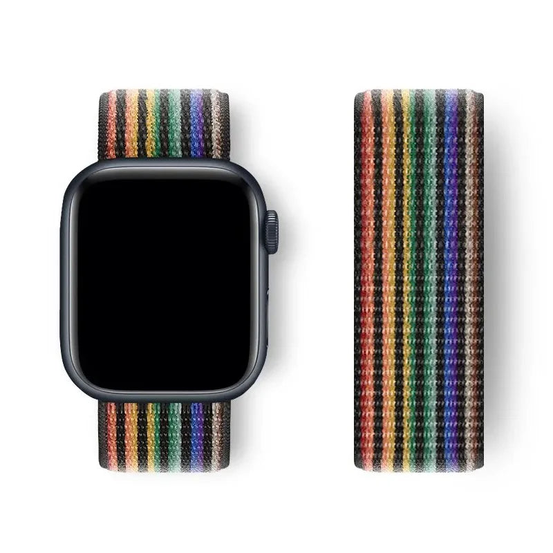 band For Apple Watch 11 band 10 8 9 7 6 5 SE Ultra 3 49mm 46mm Apple Watch 44mm 42mm 45mm 41mm 40mm Sport Loop band Correa wristband