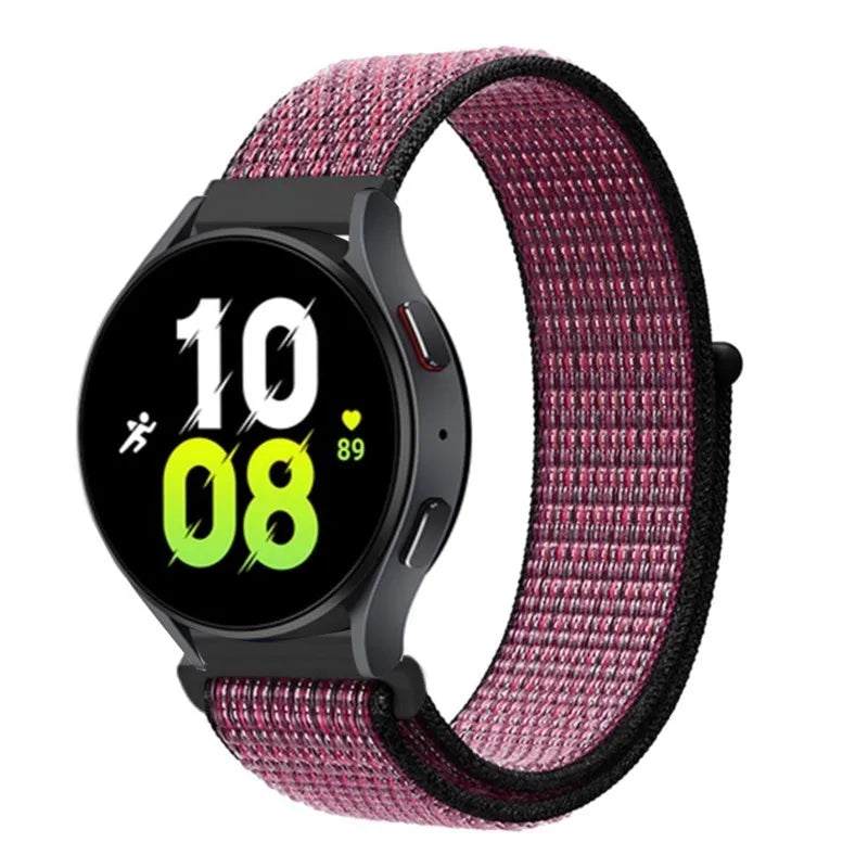 Nylon loop For Samsung Galaxy Watch 6 5 Pro/4/classic/gear s3 frontier/active Sport Bracelet Huawei watch gt2 3 22mm 20mm Strap