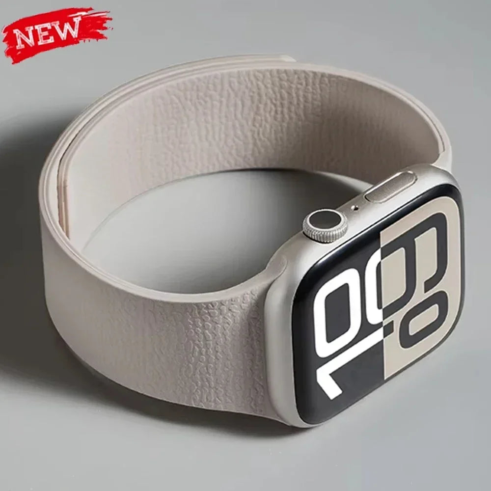 Magnetic band For Apple Watch band Ultra 2 49mm 44mm 45mm 46mm 42mm 40mm Belt Silicone band Apple Watch Series 10 8 7 6 5 9 SE