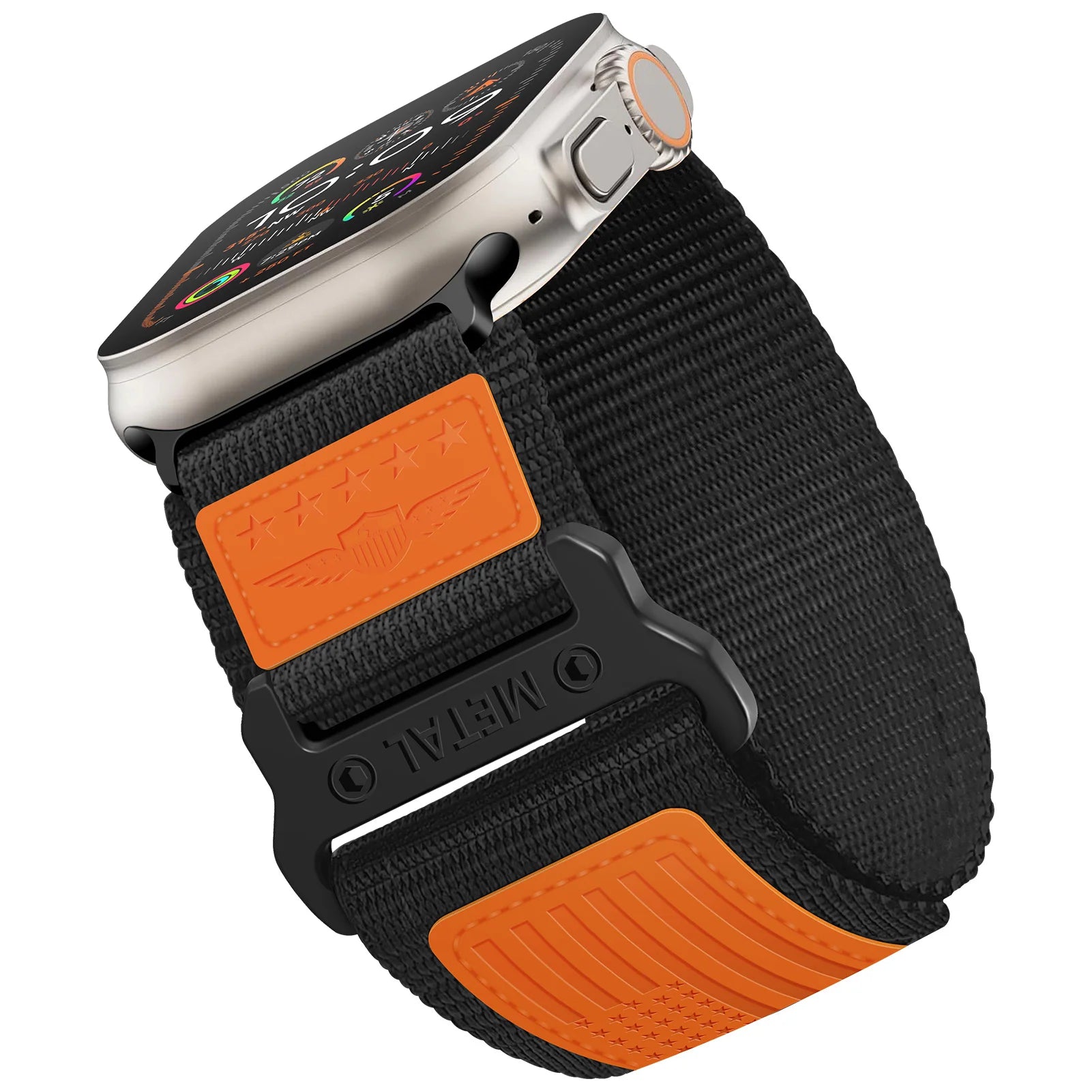 Sport band for Apple Watch Ultra 2 band 49mm 45mm 44mm 42mm accessories Leather Nylon band Correa Series 9 7 6 5 4 8 SE