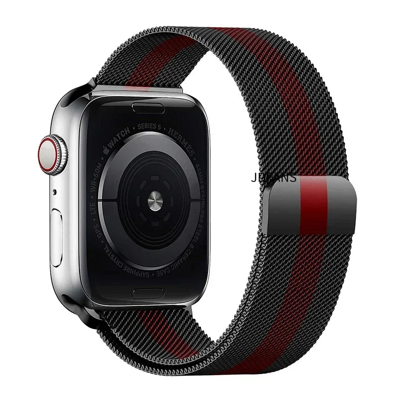Milanese Loop for Apple Watch band 10 46mm 45mm 44mm 40mm 41mm 42mm 38mm 44mm band Ultra 2 49mm Apple Watch Series 9 8 7 6 SE 5 4 3