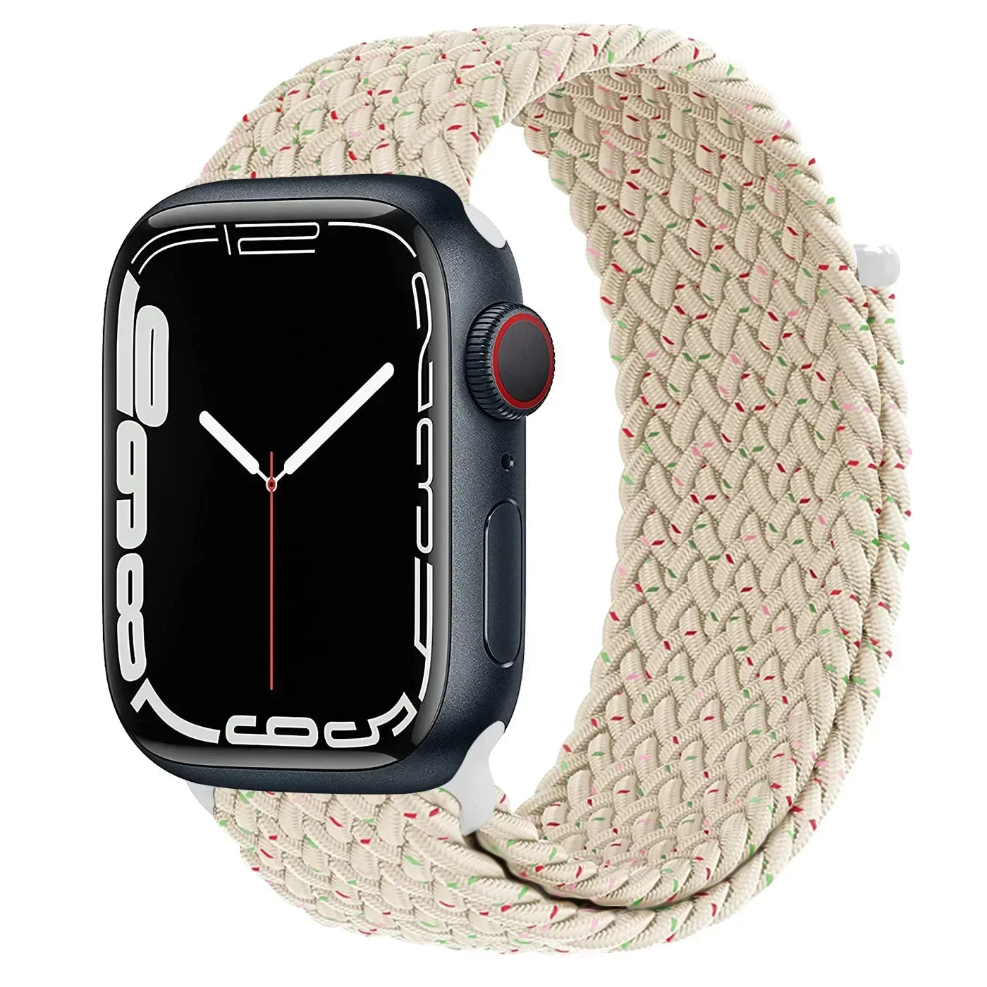 Braided Solo Loop For Apple Watch band 44mm 40mm 45mm 41mm 42mm Ultra 2 49mm correa band Apple Watch Series 9 7 3 5 SE 6 8 band