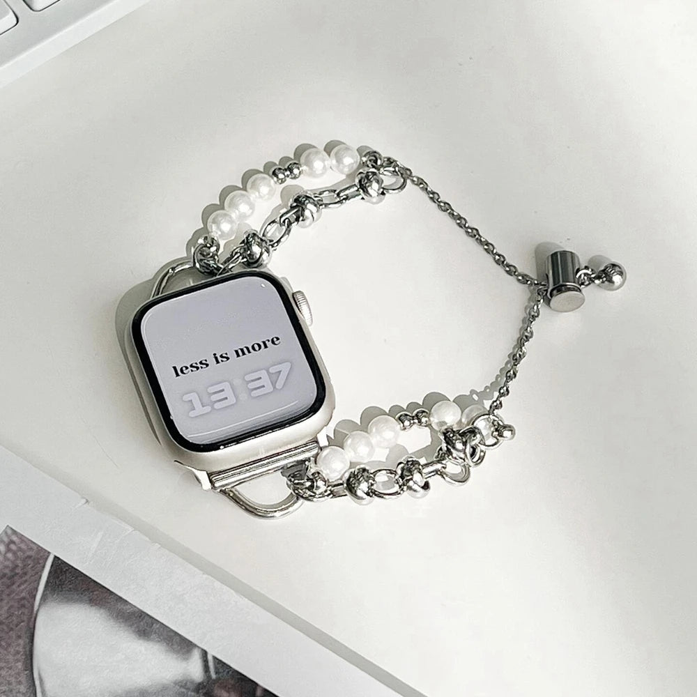 Adjustable link band For Apple Watch band Series Ultra 11 10 9 8 7 6 5 4 3 2 1 SE 38mm 40mm 41mm 42mm 44mm 45mm 46mm 49mm