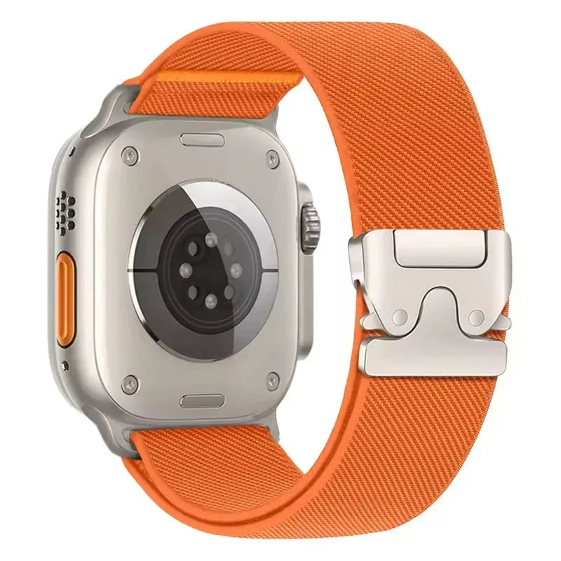 Nylon band for Apple Watch band 46mm 45mm 44mm 49mm 42mm 41mm 40mm Breathable Wristband Apple Watch Series Ultra 11 10 9 8 7 6 5 SE