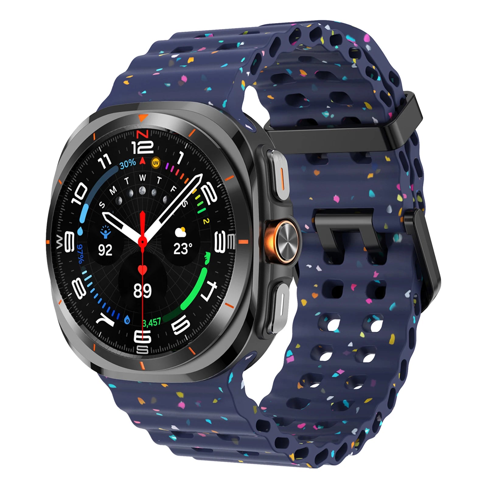 Luminous Strap for Samsung Galaxy Watch 7 Ultra 47mm Smart Watchband Silicone Bracelet for Galaxy Watch 7 Ultra Men Women Correa