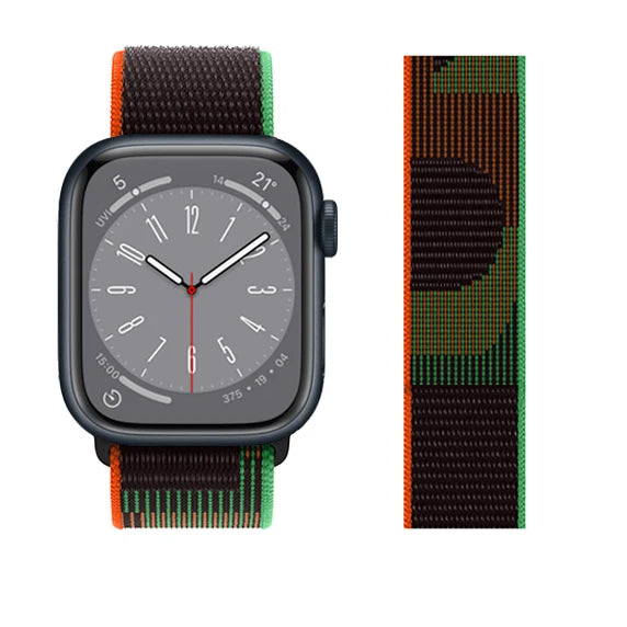 Nylon loop Correa For Apple Watch band 45mm 44mm 46mm 40mm 49mm 41mm 42mm 38mm band Apple Watch Series 6 SE 7 8 9 10 Ultra 2 bands