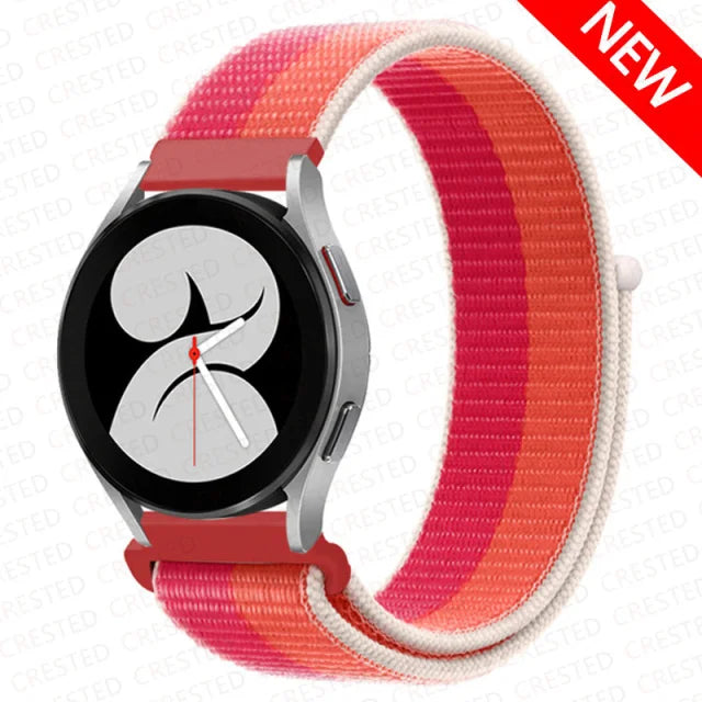 Band For Samsung Galaxy Watch 7/FE/4/5 Pro/6 classic/active 2 44mm 40mm Nylon correa Bracelet Huawei GT 2e 3 4 20mm 22mm Straps