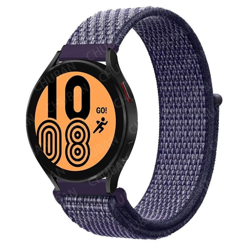 Nylon loop For Samsung Galaxy Watch 6 5 Pro/4/classic/gear s3 frontier/active Sport Bracelet Huawei watch gt2 3 22mm 20mm Strap