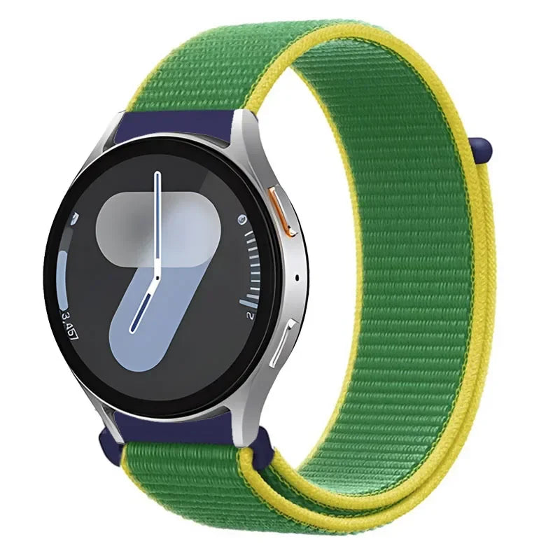 20mm 22mm Nylon Strap for Samsung Galaxy Watch 7/6/5/4 Huawei Watch 5/GT5/4/3 Pro 46mm Breathable Band for Garmin 970 965 955 55