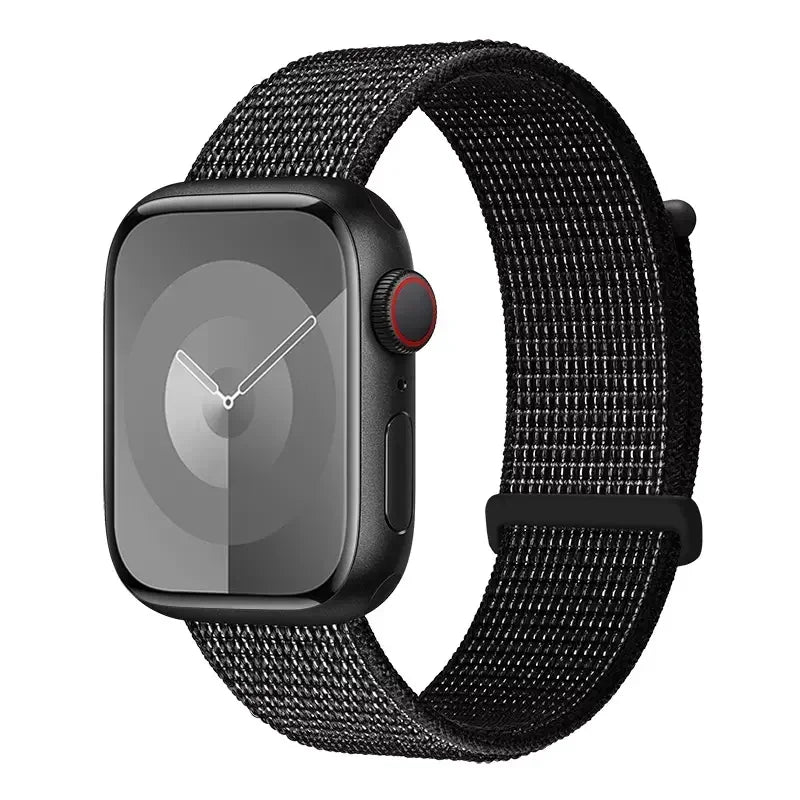 Nylon Loop band For Apple Watch 11 10 9 8 7 46mm 45mm 42mm 41mm Ultra 3 2 49mm Braided band Apple Watch 6 5 4 SE3 44mm 40mm Belt