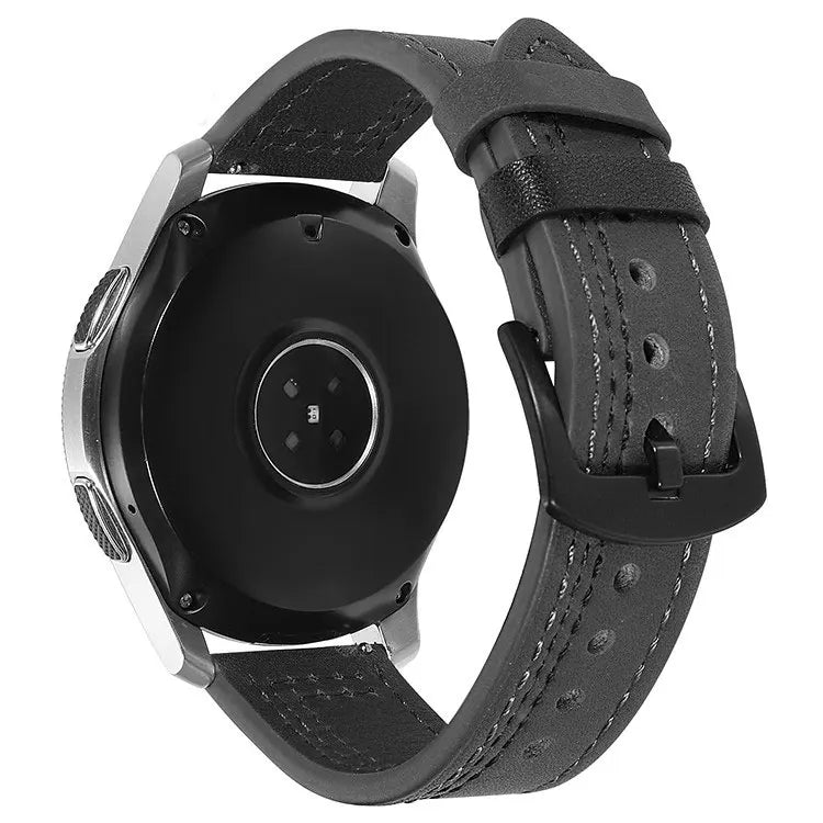 Leather band for Samsung Galaxy watch 6 strap 6classic/5/pro/4/Active 2 20mm 22mm bracelet Huawei Watch GT 2/2e/3/pro watchbands