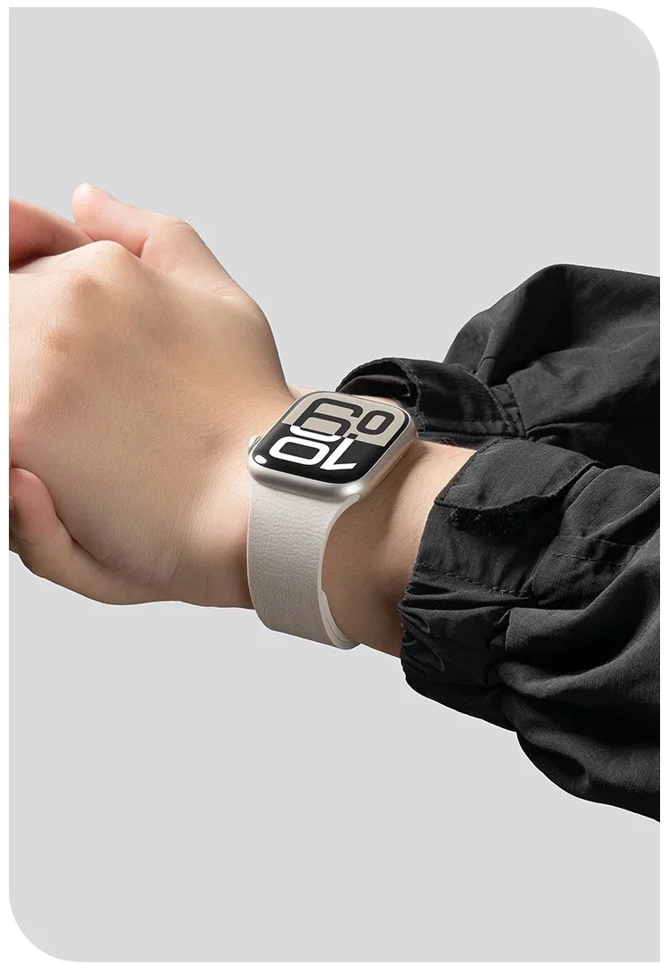 Magnetic band For Apple Watch band Ultra 2 49mm 44mm 45mm 46mm 42mm 40mm Belt Silicone band Apple Watch Series 10 8 7 6 5 9 SE