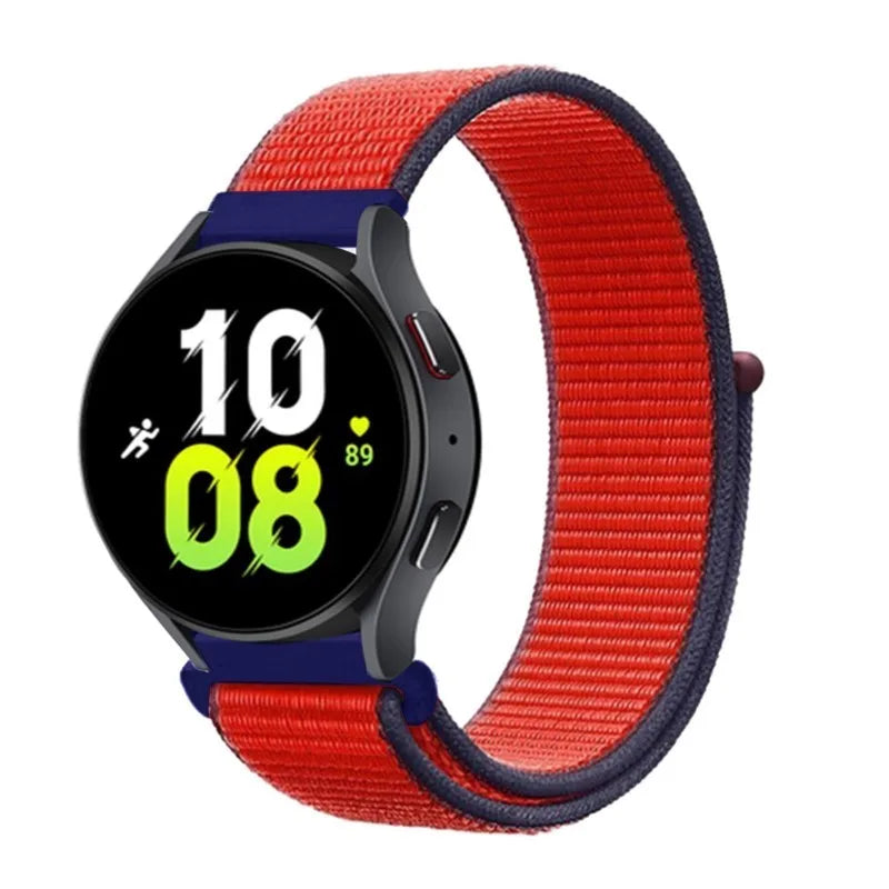 Nylon loop For Samsung Galaxy Watch 6 5 Pro/4/classic/gear s3 frontier/active Sport Bracelet Huawei watch gt2 3 22mm 20mm Strap