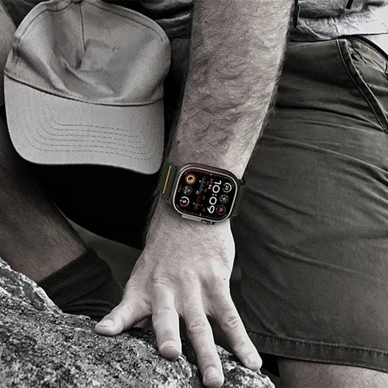 Parachute band For Apple Watch Ultra 2 band 49mm 46mm 42mm 44mm 45mm 40mm 41mm correa band Apple Watch Series 10 9 8 7 6 3 SE