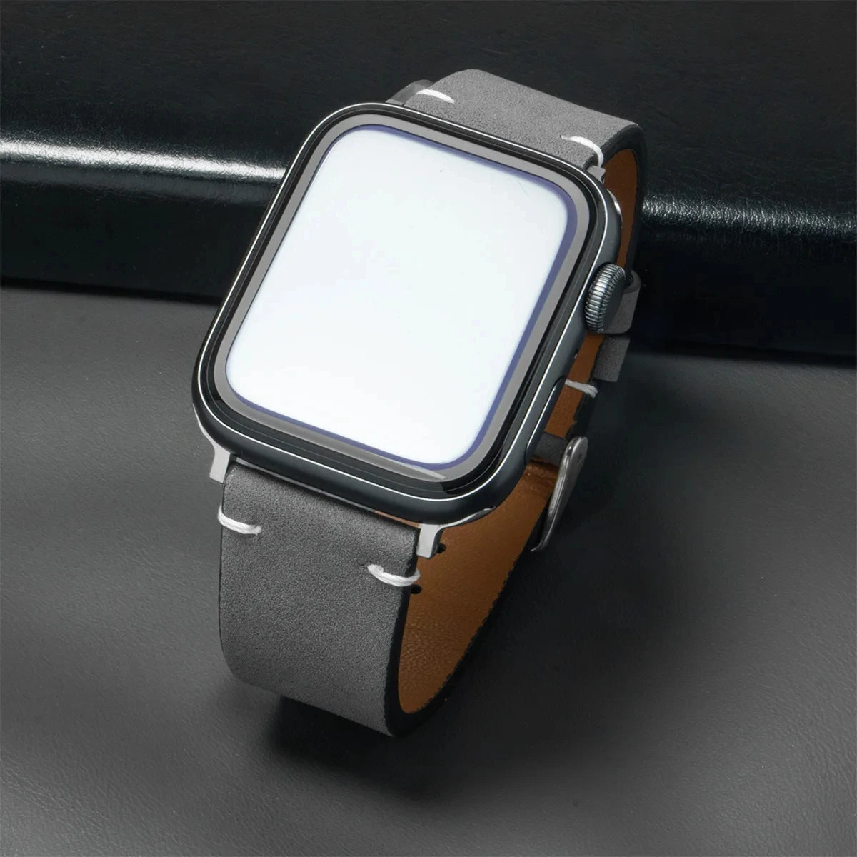 Leather band for Apple Watch band Ultra 2 49mm 46mm 42mm 45mm 44mm 42mm 40mm 41mm watch band for Apple Watch Series 10 9 8 7 6 SE 5 4