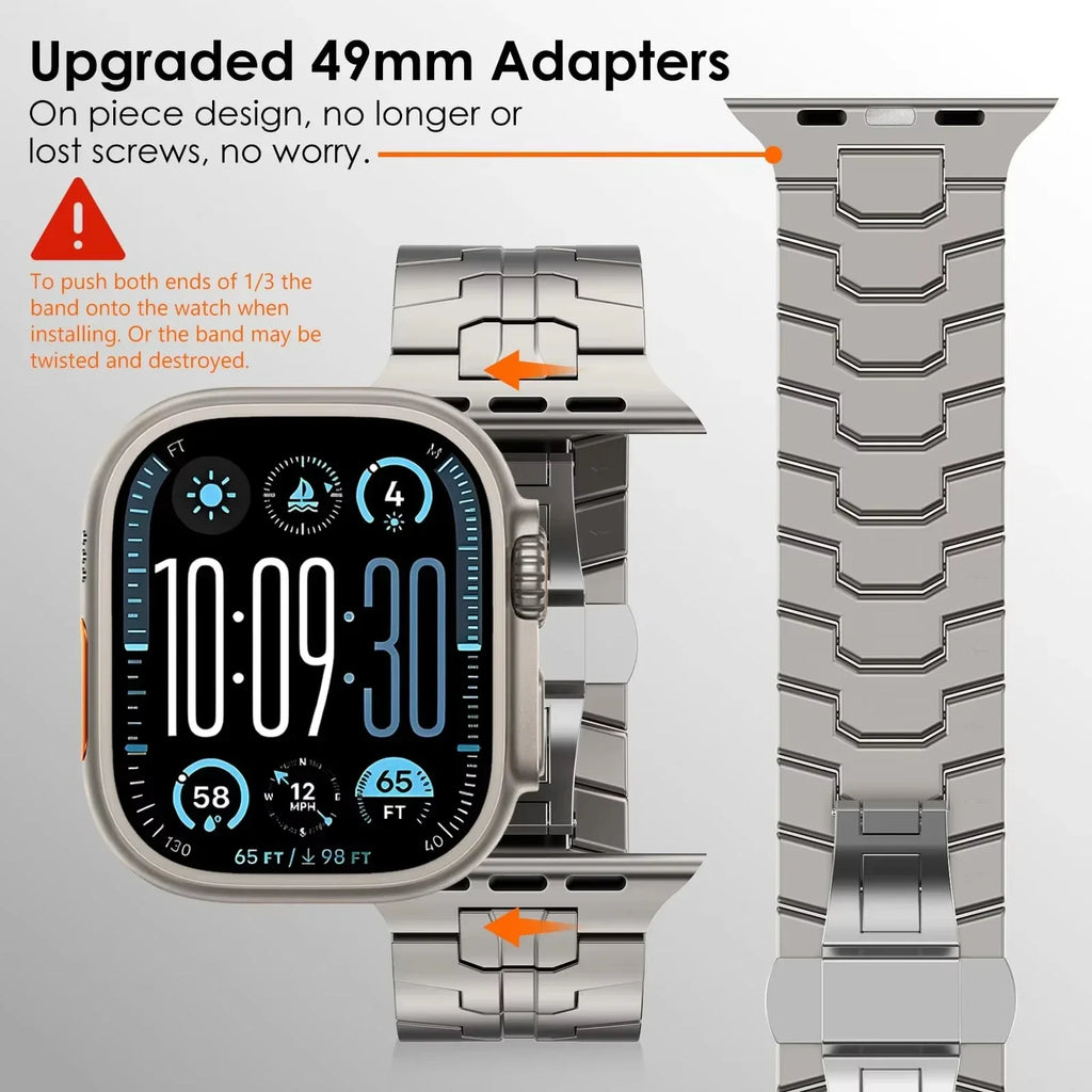 Stainless Steel band for Apple Watch Ultra 2 49mm 46mm 44mm 45mm band metal band for Apple Watch Series 10 9 8 7 6 SE Wristband