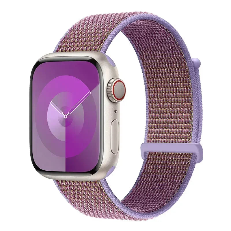 Nylon Loop band For Apple Watch 11 10 9 8 7 46mm 45mm 42mm 41mm Ultra 3 2 49mm Braided band Apple Watch 6 5 4 SE3 44mm 40mm Belt
