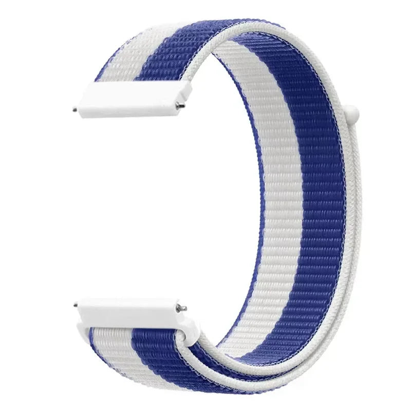 20mm 22mm Nylon Strap for Samsung Galaxy Watch 7/6/5/4 Huawei Watch 5/GT5/4/3 Pro 46mm Breathable Band for Garmin 970 965 955 55